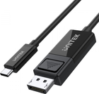 Adapter dwukierunkowy Unitek USB-C - DP 1.4 4K (4894160046000) - obraz 1
