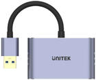 Адаптер Unitek USB на HDMI і VGA Grey (4894160047885) - зображення 3