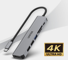 Hub USB Unitek USB-C 7 w 1 (4894160049117) - obraz 5
