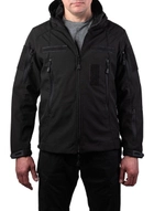 Тактична куртка SMILO soft shell L black - изображение 1