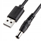 Кабель Unitek USB Type-A DC 5.5/2.5mm 9V 1.5 м (Y-C4046BK)