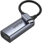 Adapter Unitek USB Type-C do HDMI 2.0 Szary (4894160046611) - obraz 3