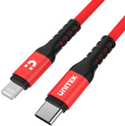 Kabel Unitek Lightning / TYPE-C 1 m czerwony (C14060RD) - obraz 1