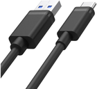 Adapter Unitek Y-C480BK USB-A - USB-C 0.25 m Black (Y-C480BK) - obraz 3