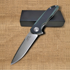 Складной карманный выкдиной нож F1 Flipper с Подшипником (Подшипниковым механизмом) из Стали D2 - изображение 1