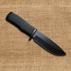 2 в 1 - Охотничий Антибликовый нож BK 7 58HRC + Выкидной нож Brown - изображение 3