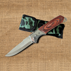 2 в 1 - Охотничий Антибликовый нож BK 7 58HRC + Выкидной нож Brown - изображение 5