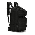 Тактичний рюкзак на 25л (45х24х22см), M05 Чорний - зображення 4