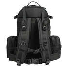 Рюкзак з підсумками 55 л, (55х40х25 см), B08, Чорний - зображення 8