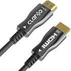 Kabel Claroc HDMI - HDMI 2.1 AOC 8K 120 Hz 70 m (FEN-HDMI-21-70M) - obraz 2