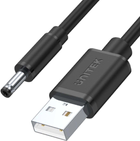 Kabel zasilania Unitek USB - DC 3.5/1.35 mm 1 m Czarny (Y-C495BK) - obraz 1