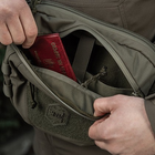 Сумка тактична через плече M-TAC Sphaera Hardsling Bag Large з липучкою Elite Ranger Green для пістолета - зображення 7