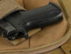 Сумка тактическая через плечо на грудь M-TAC Sphaera Hex Hardsling Bag Large с липучкой Elite Multicam/Coyote для пистолета (сумка на пояс) - изображение 2