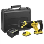 Сабельная пила Stanley FatMax,18V(V20)Li-Ion, 2x2Ah, 3.000 ход/мин, 4,85кг (SFMCS300D2K)