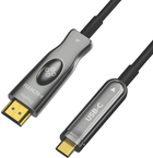 Кабель Claroc USB-C - HDMI 4K 60 Hz 10 м (CLAROC-USBC-HDMI-10M) - зображення 1