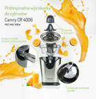 Соковичавниця (соковижималка) для цитрусових Camry CR 4006 професійна - зображення 11