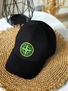 Кепка Бейсболка Stone Island (Стон Айленд, Стоник) с изогнутым козырьком, Унисекс WUKE One size