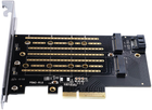 Контролер Orico PCI-E - M.2 NVMe и M.2 SATA (6954301193258) - зображення 2