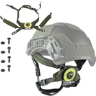 Система подвески Team Wendy тактического шлема FAST MICH олива зеленая - изображение 1