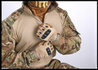 Тактична сорочка Убакс IDOGEAR Gen3 Combat розмір XL мультикам вставки на ліктях - зображення 2