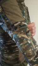 Тактична сорочка Убакс розмір XL мультикам вставки на ліктях - зображення 4