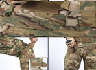 Тактические штаны IDOGEAR Gen3 Combat гармошка размер L мультикам с наколенниками - изображение 3