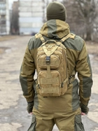 Тактический штурмовой рюкзак Tactic на 25 л военный рюкзак Койот (ta25-coyote) - изображение 5