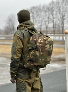 Тактический (военный) рюкзак Tactic Raid с системой molle на 40 л Woodland (601-woodland) - изображение 6
