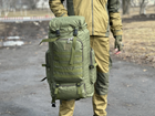 Рюкзак туристический для походов Tactical военный большой рюкзак на 70 л Olive (ta70-oliva) - изображение 7