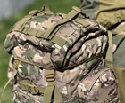 Тактический рюкзак на 65 л., походной каркасный рюкзак Tactic, военный рюкзак цвет Мультикам ta65-multicam - изображение 8
