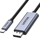 Adapter Unitek Kabel USB-C do DP 1.2 4K@60Hz 1.8 m (4894160046277) - obraz 1