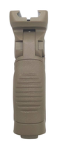 Передняя рукоятка DLG Tactical (DLG-048) складная на Picatinny (полимер) койот - изображение 4