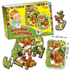 Детская настольная игра "Веселые картинки. Лисенок" MKM0335, 12 пазлов 3853516