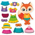 Магнітна гра Одяг "Лисичка" Vladi Toys VT3204-33 Укр 4525869