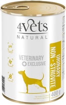 Mokra karma dla psów 4vets Natural - Urinary No Struvit Dog 400 g (VET4VEKMP0006) - obraz 1