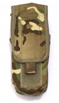 Подсумок двойной для АК закрытый Osprey MK 4 мультикам военный подсумок под 2 магазина на липучке POUCH AMMUNITION grenad 2 - изображение 3