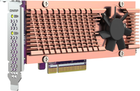 Адаптер QNAP SSD Dual PCIe NVMe M.2 2280/22110 (QM2-2P-384A) - зображення 6