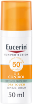 Krem-żel przeciwsłoneczny dla skóry tłustej ze skłonnością do trądziku Eucerin Sun Gel Creme Oil Control Dry Touch SPF30 50 ml (4005800120282)