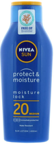 Лосьйон для засмаги Nivea Sun Moisturising Sun Lotion SPF20 400 мл (4005808407958) - зображення 1