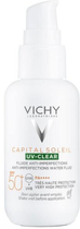 Лосьйон для обличчя Vichy Capital Soleil Uv Clear Fluide Anti Imperfections SPF50 + 40 мл (3337875837149) - зображення 1