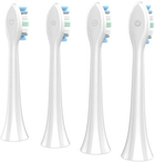 Електрична зубна щітка AENO DB3, 46000 обертів за хвилину, бездротова зарядка, біла, 4 насадки - зображення 6