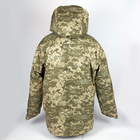 Бушлат утеплений Тканина Саржа з ​​капюшоном Куртка зима Піксель Розмір 44-46 - зображення 3