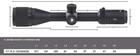 Оптичний приціл Discovery Optics VT-R 3-12X40 AOE HMD SFP IR-MIL з підсвічуванням - зображення 4