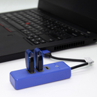 USB-хаб Orico 2 x USB 3.0 + USB-C Синій (PWC2U-U3-015-BL-EP) - зображення 7