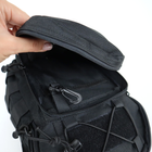 Багатофункціональна тактична нагрудна сумка Чорна - зображення 9