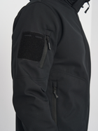 Тактична куртка Kodor Soft Shell КCS 7222 2XL Чорний (24100024166) - зображення 6