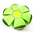 Літаючий м'яч трансформер LED фрісбі тарілка Blast Ball disk Зелений