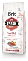 Сухий корм Brit Fresh Growth&Joints для цуценят і юніорів великих порід собак з яловичиною і гарбузом