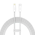 Кабель Baseus Dynamic Series USB-C to Lightning 2m White (CALD000102)