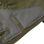 Перчатки беспалые тактические Eagle из микрофибры для военных Green L - изображение 7